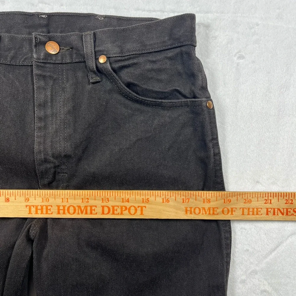 Wrangler Cowboy Cut Jeans Mens 30x30 Black 13MWZ Original Fit Straight Leg NWT